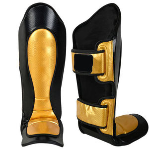 Espinilleras de Piel Sintética PU de Primera Calidad para MMA |   Protectores de Piernas para Entrenamiento de Artes Marciales, Protección Deportiva |   Proveedor Mayorista OEM ODM - Product Image 5