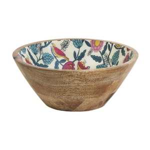 High Quality Wooden <b>Enamel</b> <b>Bowl</b> For Bulk Restaurant Supplies Hotel Tableware Catering Services Kitchenware Distributors Gift - Product Image 3