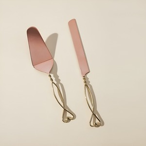 มีดตัดเค้กและอุปกรณ์เสิร์ฟเค้กสำหรับงานแต่งงาน ชุดมีดตัดเค้กสำหรับงานวันเกิด ขายดี - Product Image 1