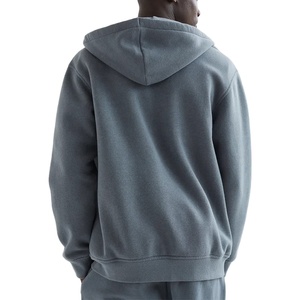 Quantité en vrac Vêtements décontractés Taille adulte Sweat à capuche avec fermeture éclair pour hommes/Meilleur fournisseur en gros Sweat à capuche avec fermeture éclair pour hommes de couleur unie - Product Image 2