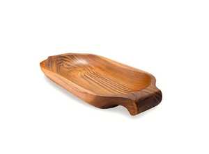 Plateau de service rectangulaire en bois de noyer de luxe, forme irrégulière, pour la décoration intérieure, durable et écologique, idéal pour le thé, vente en gros - Product Image 3