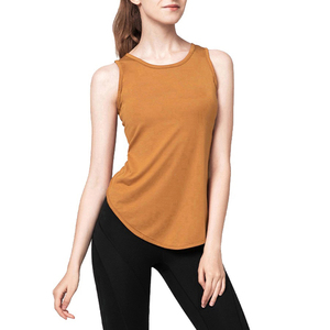 Comfortable Breathable Summer with Front Logo Wholesale for Ladies Women's Slim Fit Casual Sleeveless Tank <b>Top</b> - Product Image 4