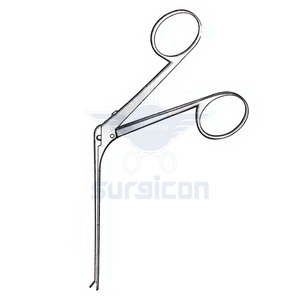 Micro-pince auriculaire droite 110 mm, longueur de la tige 0,9 mm, longueur de la coupelle 1,0 mm, largeur de la coupelle 1,0 mm, en acier inoxydable de précision, pour microchirurgie ORL - Product Image 4