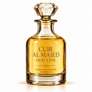 Aceite de Perfume Concentrado Cuir Al Majed Oud Tipo 100 Gramos, Ecológico, Sin Alcohol, Fragancia Duradera de Alta Calidad - Product Image 1