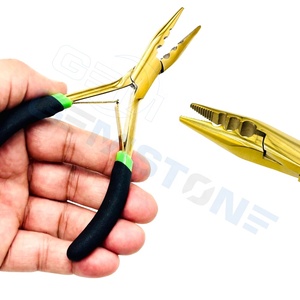 GEMSTONE ENTERPRISES Pince à extensions capillaires professionnelle en acier inoxydable 5,5 pouces pour anneaux de 1,5 mm/3 mm/5 mm, durable, réutilisable, usage commercial - Product Image 5