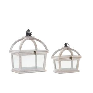 Farol Decorativo de Vidrio y Hierro de Alta Tendencia para el Hogar, Color Rústico Mate, Portavelas de Tamaño Estándar, Hecho a Mano, Tamaño y Forma Personalizables - Product Image 1