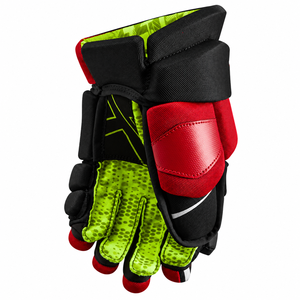 IBERIA Premium Black <b>Red</b> Ice Hockey <b>Gloves</b> with Protective Padding Hockey Player <b>Gloves</b> Custom OEM Wholesale - Product Image 3