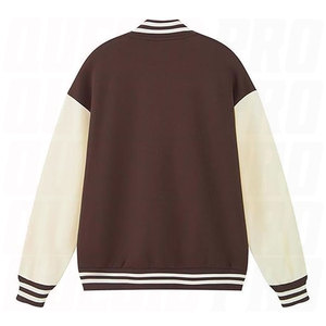 Men's Fashion Varsity <b>Jacket</b> Casual Letterman Baseball Bomber <b>Jacket</b> Classic College Button Up Outerwear Spring Fall Streetwear - Product Image 3