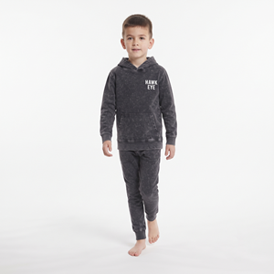 Conjunto Deportivo de Sudadera con Capucha y Pantalones de Algodón Lavado al Ácido para Niños, Talla Regular, Logotipo Personalizado, Ropa Casual de la Mejor Calidad - Product Image 3