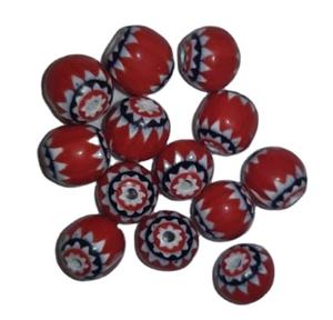 Elegantes servilleteros de cerámica hechos a mano en rojo y azul para Decoración de mesa para bodas ocasiones especiales para obsequios - Product Image 5