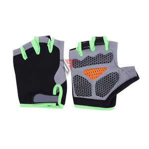 Gants de cyclisme demi-doigts respirants et antidérapants pour hommes, gants de vélo pour sports de plein air, en tissu polyester - Product Image 4
