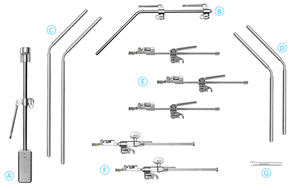 Système d'Écarteurs pour Neurochirurgie de Qualité Supérieure en Acier Inoxydable de Grade Médical Certifié CE et ISO - Product Image 3