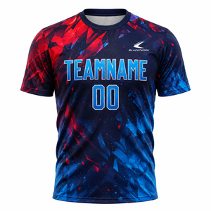 Camiseta de Fútbol 2026, Nuevo Diseño Personalizado con su Propio Logotipo, Venta Caliente, Color Sólido, Servicio OEM para Adultos, 100% Poliéster - Product Image 1