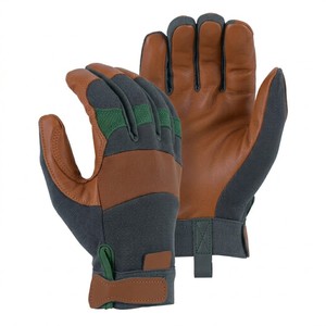 Extreme Visibility Safety Work <b>Gloves</b> Synthetic Leather Palm Breathable Spandex Back Durable Utility <b>Gloves</b> Europe - Product Image 1