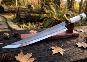 Cuchillos de Cocina LEGACY BLADES de Primera Calidad, Hechos a Mano con Acero al Carbono, Personalizados, de Acero Inoxidable, Afilados, Aptos para Lavavajillas, con Acabado de Alto Brillo - Product Image 3