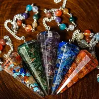Latest Orgonite Pendulum High Quality Pendulums Buy Orgone Export Gemstone Feng Shui Business Gift Through-carved Carved