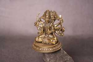 Estatua Grande de Latón del Señor |   Artesanía Metálica Hecha a Mano, Arte Pop Moderno, Ecológico y Duradero, Figura de Dios Hindú para Mesa, Hogar o Templo, Ideal para Cumpleaños - Product Image 6