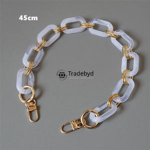 Cadena de resina, collar moderno y colorido hecho a mano, joyería de moda, accesorio ligero y elegante para mujeres y niñas Tradebyd - Product Image 1