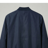 Blouson Bomber Homme Personnalisable – Dernière Collection, Col Montant, Fermeture Éclair, Couleur Unie, Chaud pour l'Hiver