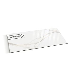 Azulejos de Porcelana Blancos de Diseño Moderno de 600x1200 mm, Antideslizantes, para Uso en Interiores y Exteriores, Duraderos, Elegantes, con Acabado de Alta Calidad - Product Image 1