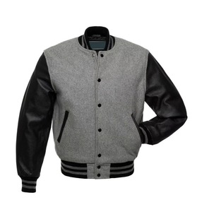Chaqueta Varsity de Cuero para Hombre, de Lujo, Personalizada, de Alta Calidad, Resistente al Agua, Ligera, Hecha a Mano, Estilo Letterman, al por Mayor - Product Image 6