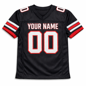 เสื้อทีมอเมริกันฟุตบอลแบบกำหนดเองสำหรับโรงเรียน ผ้าโพลีเอสเตอร์แห้งเร็ว ระบายอากาศได้ดี พิมพ์ลายชื่อและหมายเลขผู้เล่นแบบซับลิเมชั่น - Product Image 4