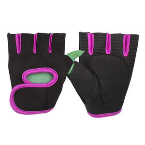 Unisex <b>Half</b> Finger Exercise Gloves Padded Anti <b>Slip</b> Gym Workout Gloves Breathable Weightlifting Fitness Palm Guard - Product Image 2