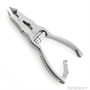 Coupe-ongles professionnel écologique en acier au carbone noir pour manucure et pédicure, lame incurvée, ouverture large pour ongles épais - Product Image 5