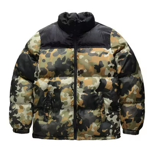 Chaqueta Acolchada Casual para Hombre, 100% Plumón Ecológico, con Capucha, Cuello Alto, Cierre Frontal, Corte Regular, Exterior de Poliéster - Product Image 3