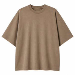 เสื้อผ้าสำหรับผู้ชาย เสื้อยืดคอกลมแขนสั้นสีเขียวผ้าฝ้ายทรงปกติลำลองสีทึบเสื้อถักเจอร์ซีย์ - Product Image 1
