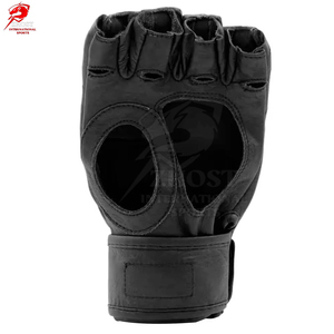 Gants d'entraînement en cuir personnalisés pour MMA et kickboxing, respirants, séchage rapide, fentes pour les doigts, fermeture auto-agrippante - Équipement de combat unisexe - Product Image 6