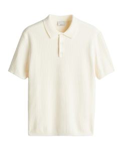 Camiseta de manga corta con cuello en V y cuello en V para hombre con textura de mezcla de poliéster y Viscos para hombre con precio justo - Product Image 1