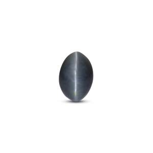 Blue Sapphire & Morganite Catseye Loose Gemstone 7.05 Carat Faceted Heart Cut for Fine Jewelry - Product Image 1