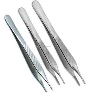Pinces à tissus Adson, pinces chirurgicales en acier inoxydable, 1x2 dents, ensemble d'instruments manuels, instrument médical pour la chirurgie générale, taille 5 - Product Image 3