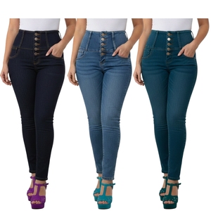 Pantalones Casuales de Pierna Ancha para Mujer, Cintura Alta Elástica, Color Liso, Verano, Nailon/Algodón, Ecológicos, Secado Rápido, Venta al Por Mayor Personalizada - Product Image 3