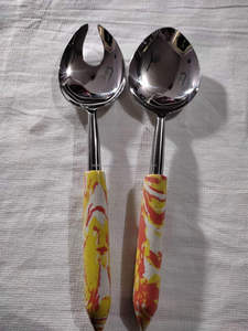 Cubiertos de cuerno de Búfalo, nuevo diseño tradicional, cuchara de cuerno, cubiertos para restaurante, cuchara de cuerno Real Natural 100% de FWE - Product Image 3