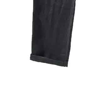 <b>Men's</b> Black Cotton Drawstring Pants Elastic Waist Casual Lightweight Straight Fit <b>Joggers</b> Spring Wear - Product Image 4