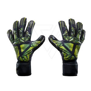 ถุงมือผู้รักษาประตูคุณภาพพรีเมียม ผลิตจากยางลาเท็กซ์เยอรมัน ทนทานต่อแรงกระแทกสูง กันลื่น ระบายอากาศได้ดี สายรัดข้อมือแบบปรับได้ด้วยแถบตีนตุ๊กแก เหมาะสำหรับใช้งานกลางแจ้ง - Product Image 1