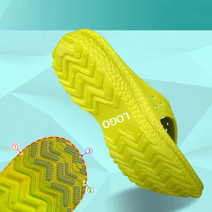 Wholesale Ultra-cushioned Non-slip Black <b>slippers</b> Men Flip Flops Summer - Product Image 5