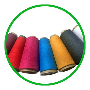 Fil à tricoter industriel durable NE 8s/1 en coton recyclé 100% filé à anneaux, antibactérien, écologique, résistant et léger pour le tricot à la main - Product Image 2