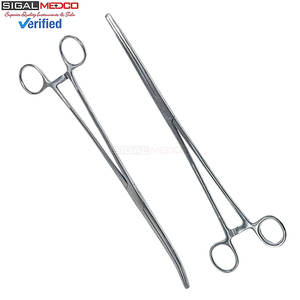 Juego de 2 Pinzas Hemostáticas Rochester Premium 10, de Acero Inoxidable, Rectas y Curvas, con Mordaza Completa Dentada Triple - Product Image 5