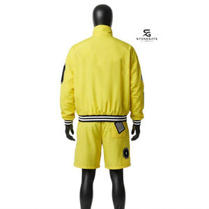 Conjunto Deportivo Personalizado con Capucha, Chaqueta Cortavientos y Pantalones Cargo, Diseño Deportivo, Poliéster, Unisex, 2026 - Product Image 4