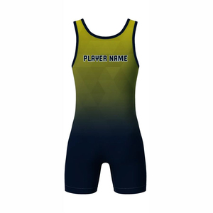 Trajes de Lucha Libre para Adultos, Uniformes de Equipo con Logotipo Personalizado, Sublimación, Transpirables, Conjuntos de Manga Corta a Precio Económico - Product Image 3