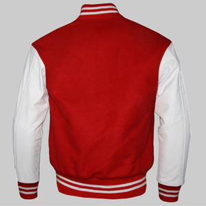New Wholesale Zip & Button Baseball Style Customized ManWoman Winter <b>Jacket</b> - Product Image 3