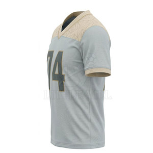 Maillot de football américain pour hommes le plus vendu – Tenue de sport personnalisée pour équipe, tissu respirant, design athlétique élégant, short de match - Product Image 3