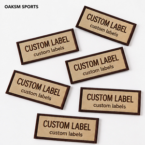 Étiquettes tissées damassées personnalisées haute densité, étiquettes de col principales de haute qualité pour vêtements, étiquettes en tissu avec logo privé pour vêtements - Product Image 1