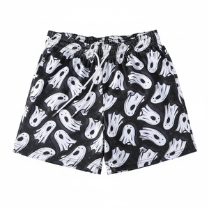 Custom Sublimated Swim <b>Shorts</b> with Black And <b>White</b> Color <b>Shorts</b> <b>Mens</b> Swimwear Beach Skirt <b>Mens</b> Beach <b>Shorts</b> - Product Image 1