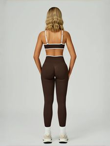 Premium Quality Latest Design Women Yoga Set Eco-Friendly Elastic Waist Shorts Front Customized Logo - Product Image 5