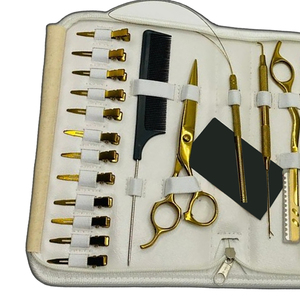 Kit de Herramientas para Extensiones de Cabello de Acero Inoxidable de Alta Resistencia, Más Vendido, Incluye Agujas, Pinzas para Cabello, Tijeras y Alicates de 2 Orificios para Uso Comercial - Product Image 6