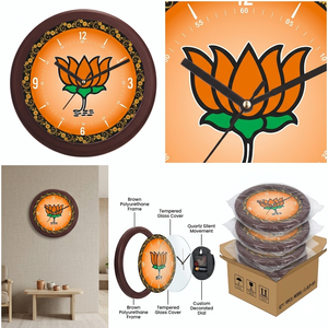 Horloge murale décorative personnalisée inspirée du style national Liviya pour la fête des mères et le Nouvel An chinois - Product Image 3